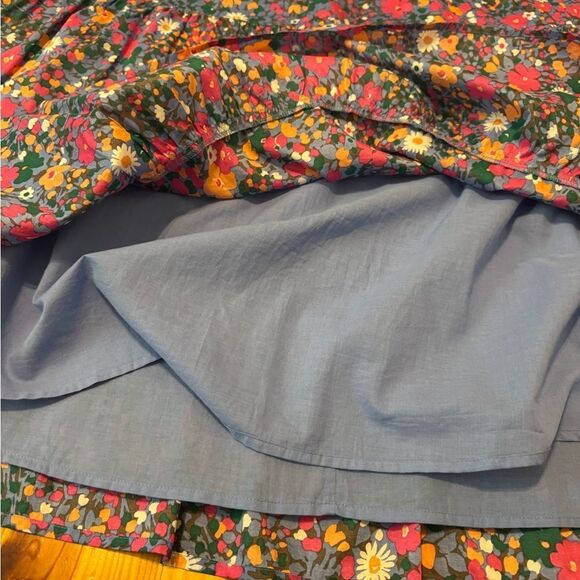 Rails Edina Leilani Floral Midi Skirt Tiered Smocked Waist Peasant Women’s MED - Picture 9 of 12